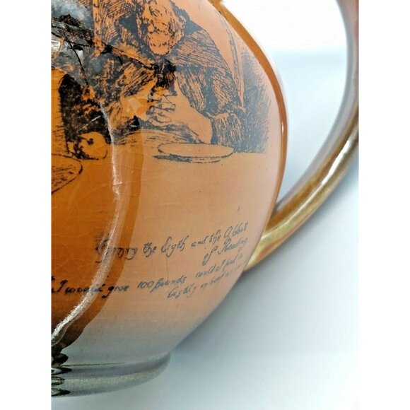 Vintage Ridgway Pottery Pitcher "Coaching Days & Coaching Ways" Series - Picture 2 of 8